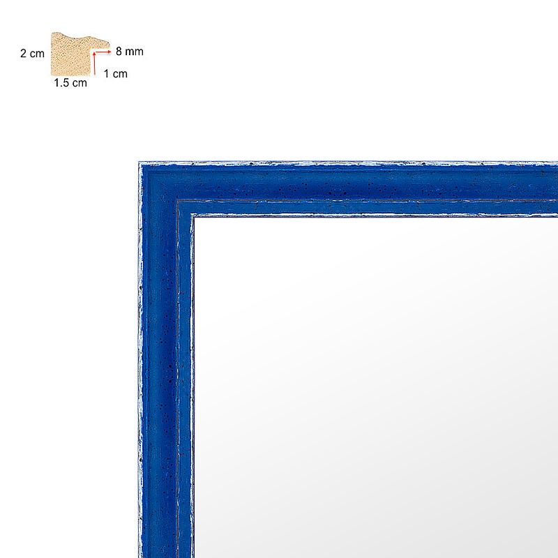 cadre bleu pour photo