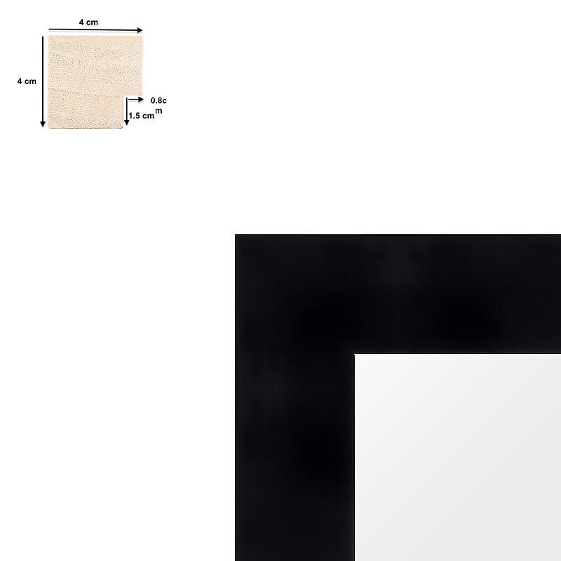 Cadre carré noir pour photo