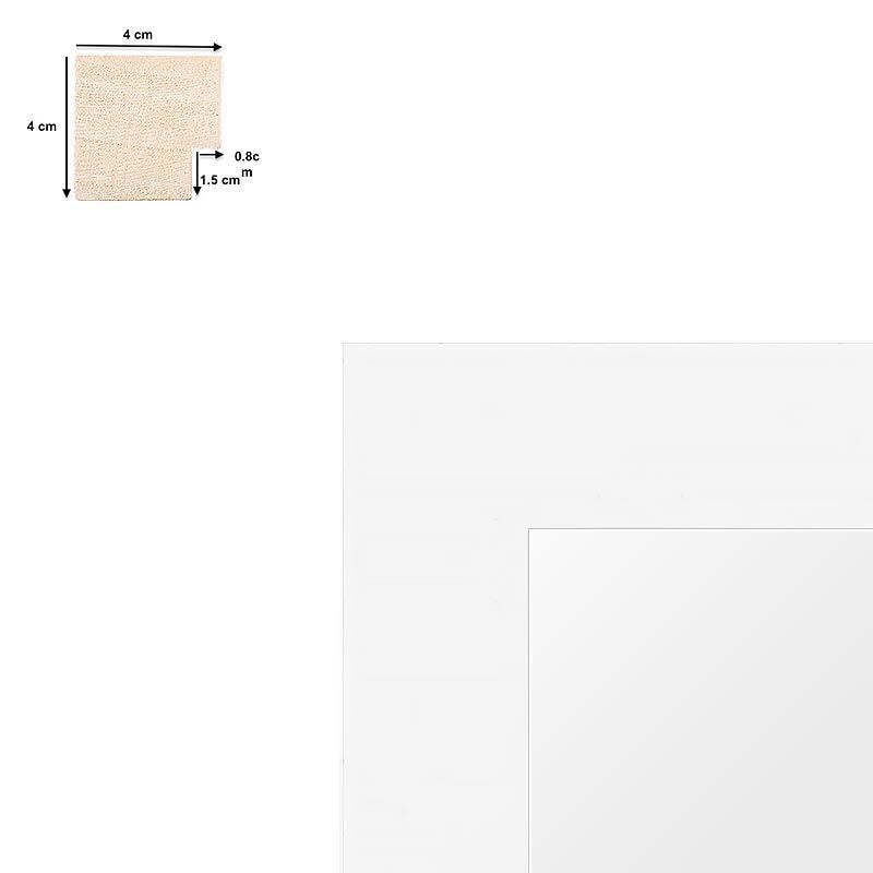 Cadre carré blanc pour photo