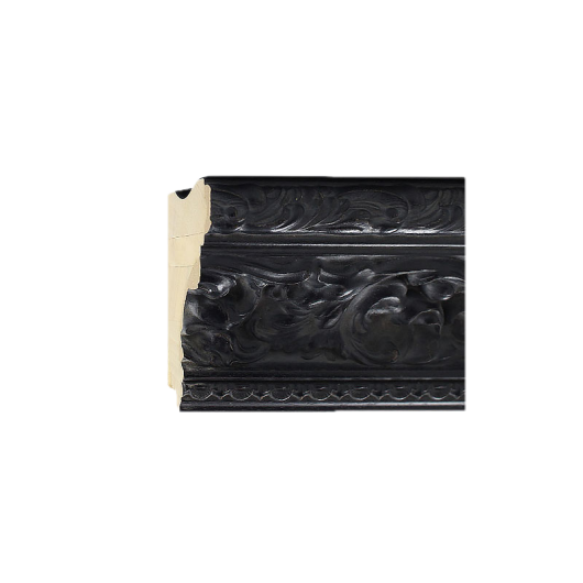 Cadre baroque Charles V noir-blanc pour toiles