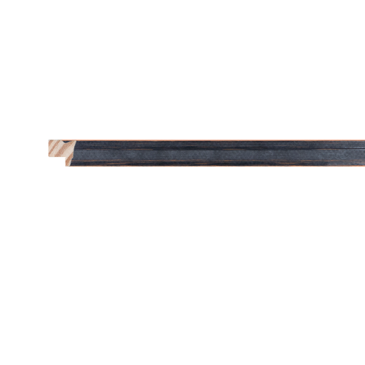 Cadre sur mesure fin patine essuyée avec dos de cadre