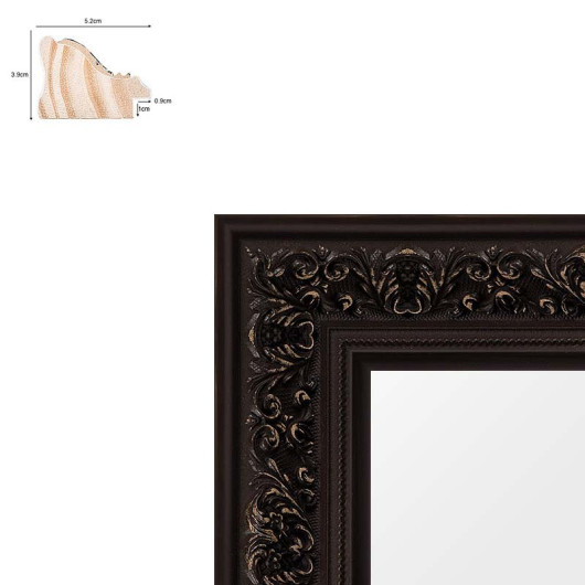 Cadre de style Baroque revisité pour photo-litho