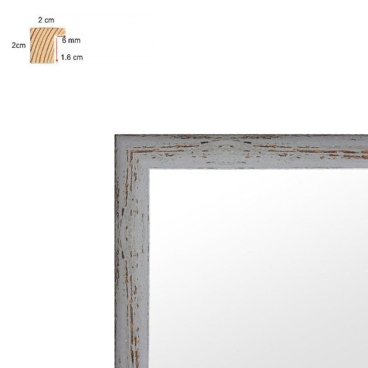 Cadre style brocante pour photo-litho