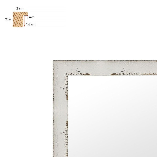 Cadre style brocante pour photo-litho
