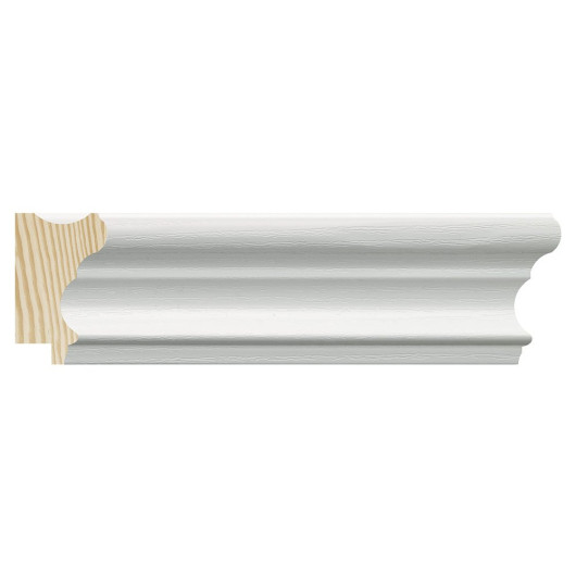 Cadre sur mesure bois blanc pour photo-litho