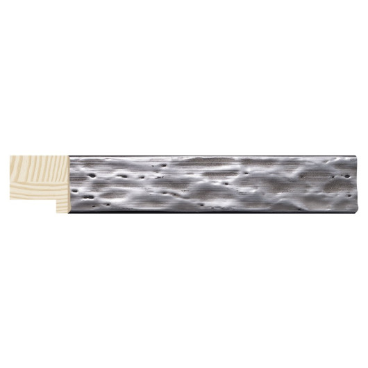 Cadre sur mesure patine effet métal avec dos de cadre