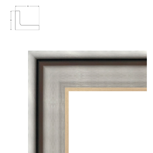 Caisse Américaine Design Contemporain-Nickel