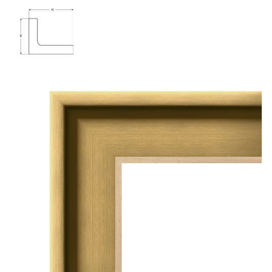 Caisse Américaine Design Contemporain-Or pâle