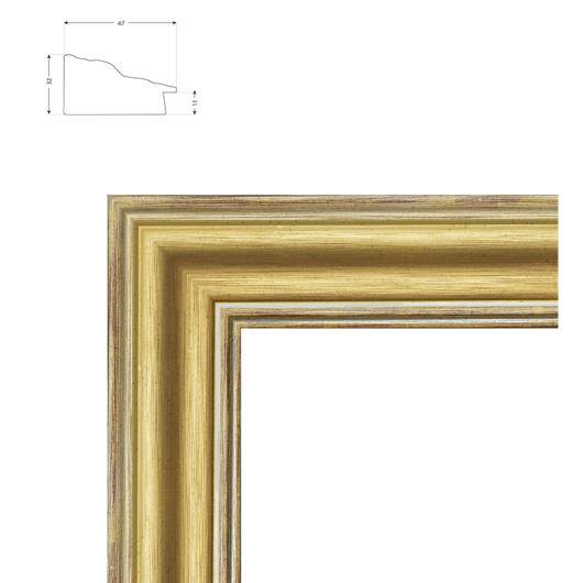 Cadre sur mesure mat-brillant pour toiles